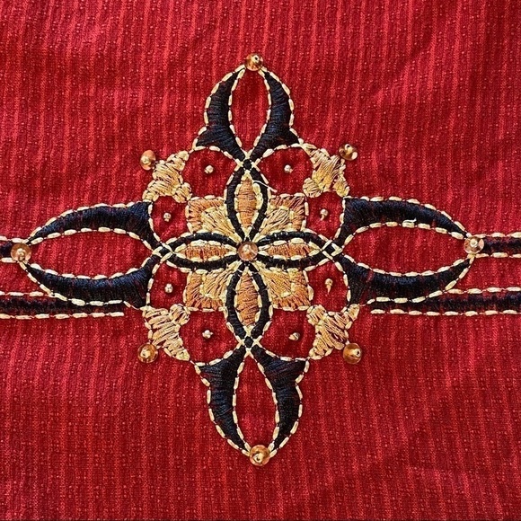 Vintage Napa Valley Cropped Pant Set Red Size S/M - Picture 14 of 16